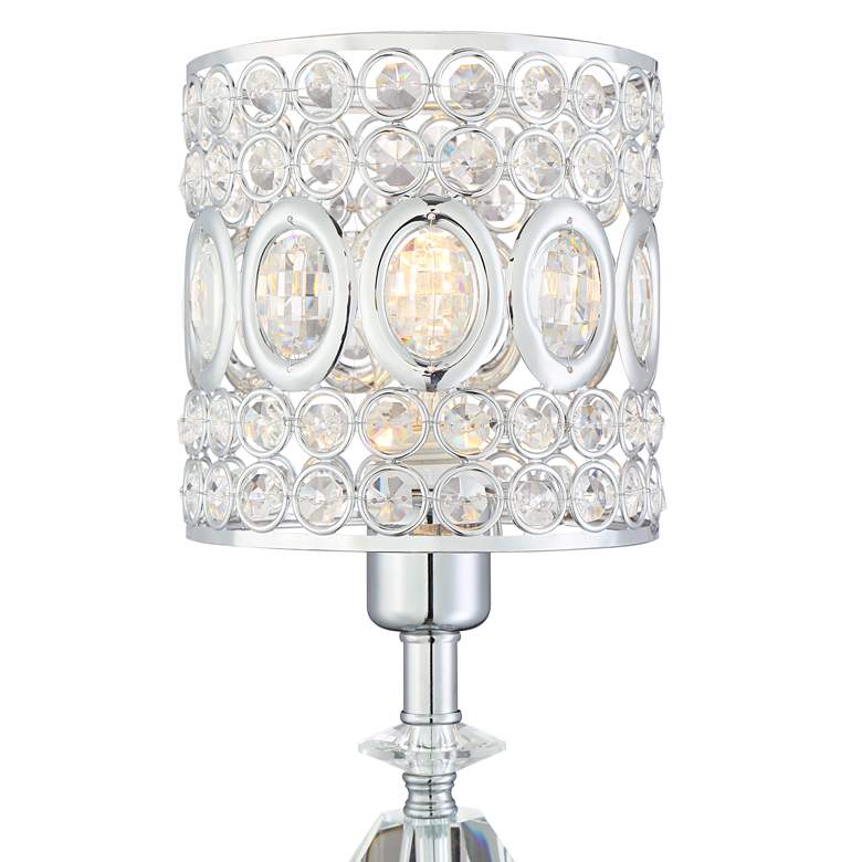 Tori 17&quot; High Crystal Accent Table Lamp more views