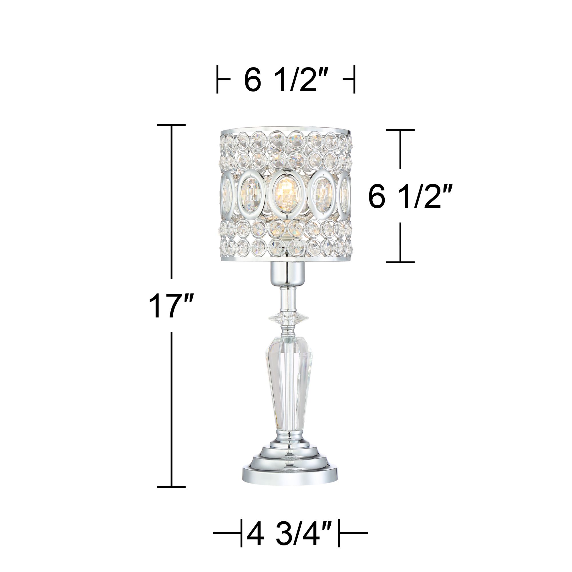 rooms to go crystal lamp