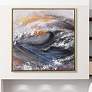 Thumbnail2 of Tornado 36" Square Textured Metallic Framed Canvas Wall Art