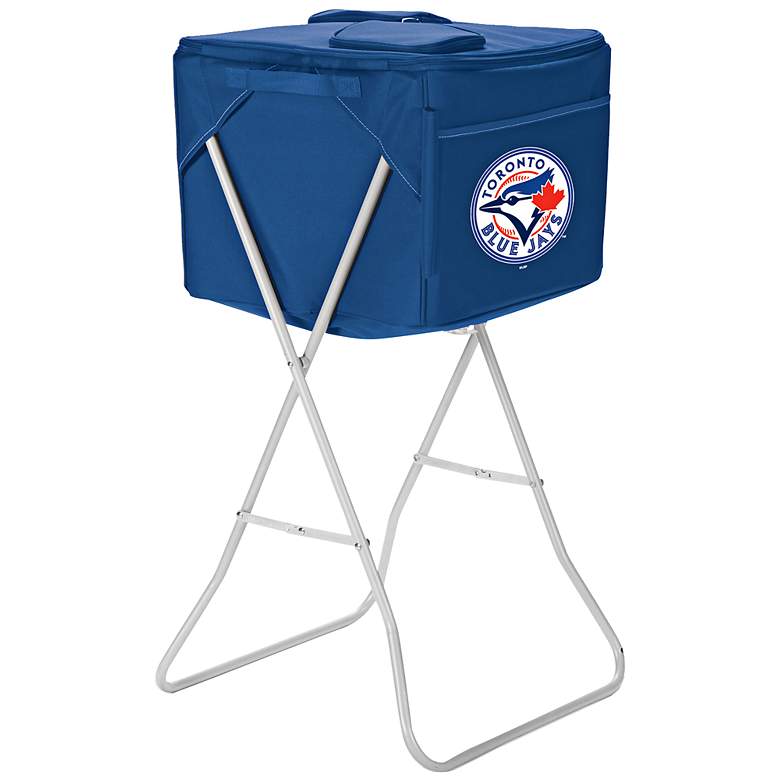 Image 1 Toronto Blue Jays Navy Party Cube Portable Cooler