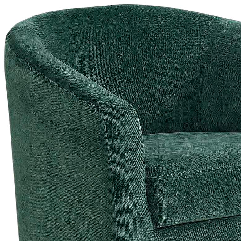 Image 4 Torrance Robin Emerald Fabric Swivel Chair more views