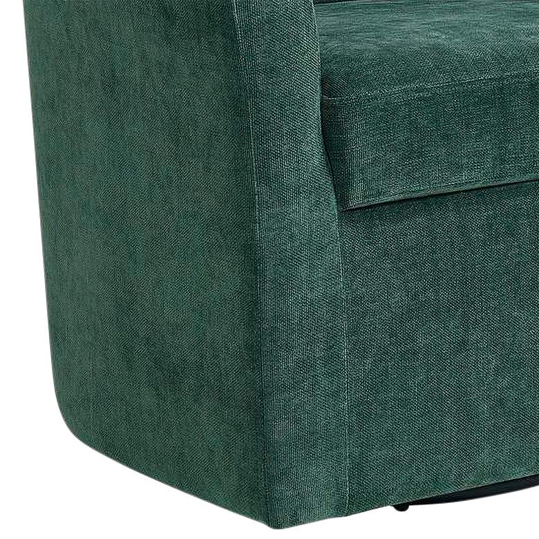 Image 5 Torrance Robin Emerald Fabric Swivel Chair more views