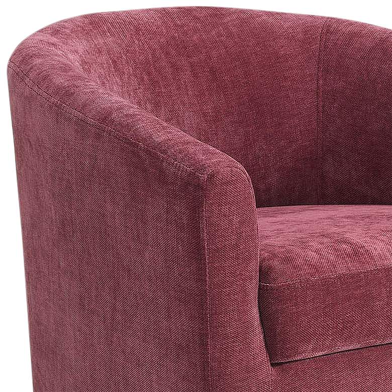 Image 3 Torrance Robin Red Fabric Swivel Chair more views