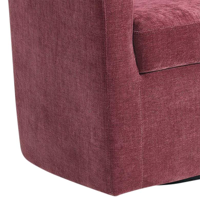 Image 4 Torrance Robin Red Fabric Swivel Chair more views