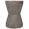 Torre Dark Gray Concrete Indoor-Outdoor Accent Table