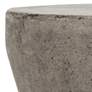 Torre Dark Gray Concrete Indoor-Outdoor Accent Table