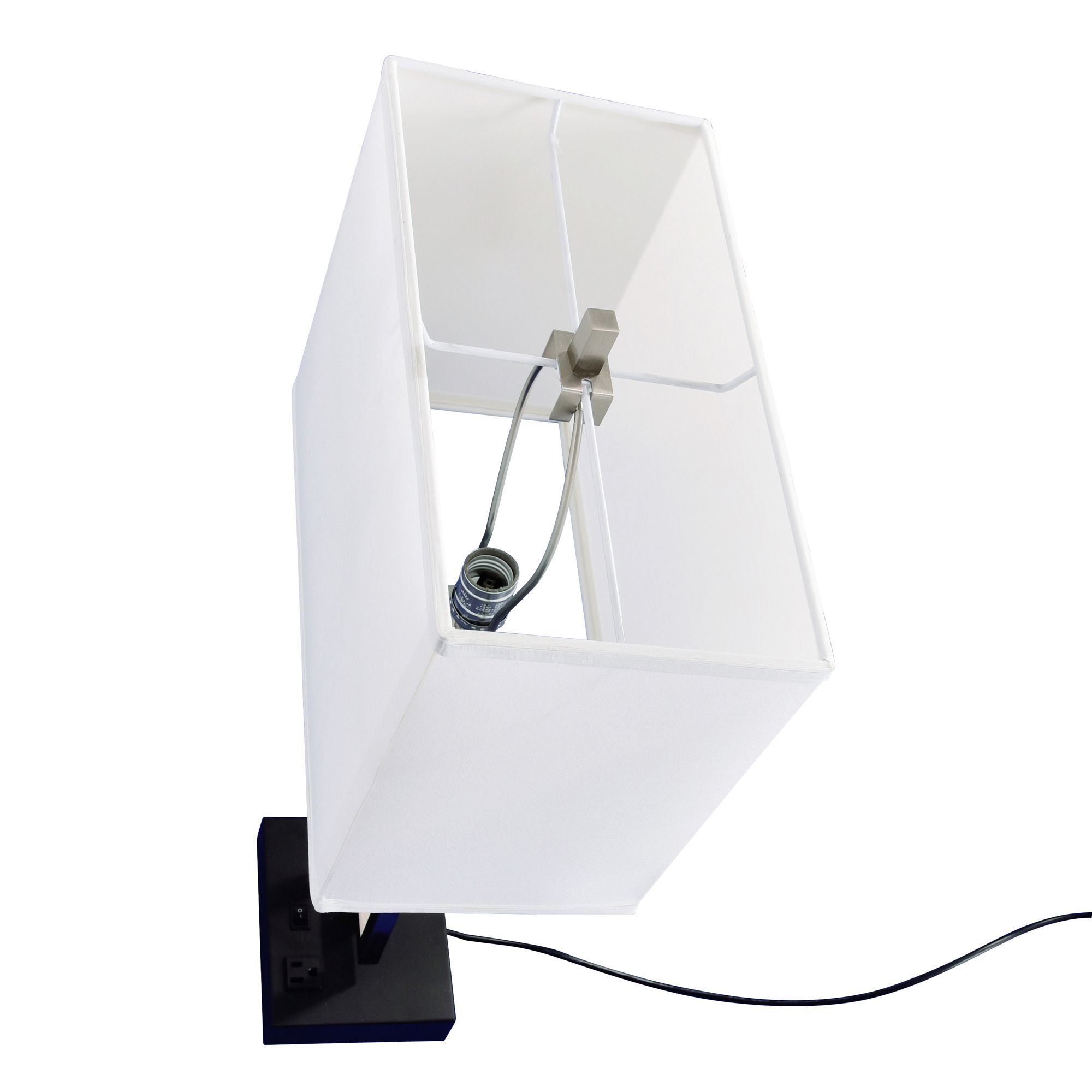 Image 2 Torren 1 Light Table Lamp With Satin Nickel Finish more views