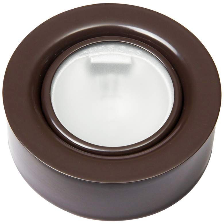 Image 1 Torres 2.88 inch Wide Bronze Single Xenon Puck Light