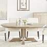Torrey 77 1/2" Wide Natural Gray Extendable Dining Table