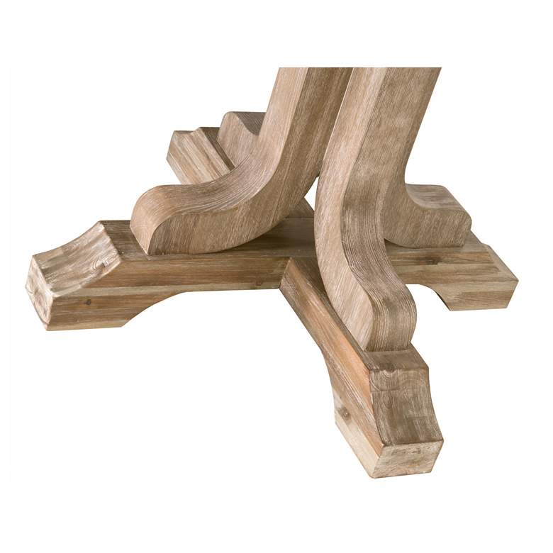 Image 4 Torrey 77 1/2" Wide Natural Gray Extendable Dining Table more views