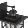 3_Torse 15" High Textured Black Motion Sensor Outdoor Wall Light more views