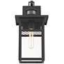 5_Torse 15" High Textured Black Motion Sensor Outdoor Wall Light more views