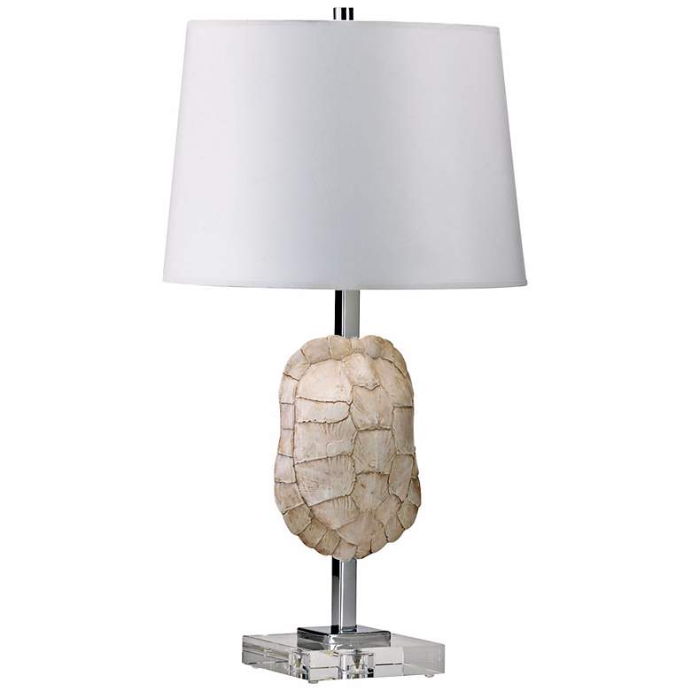 Image 1 Tortoise Shell Crystal Table Lamp