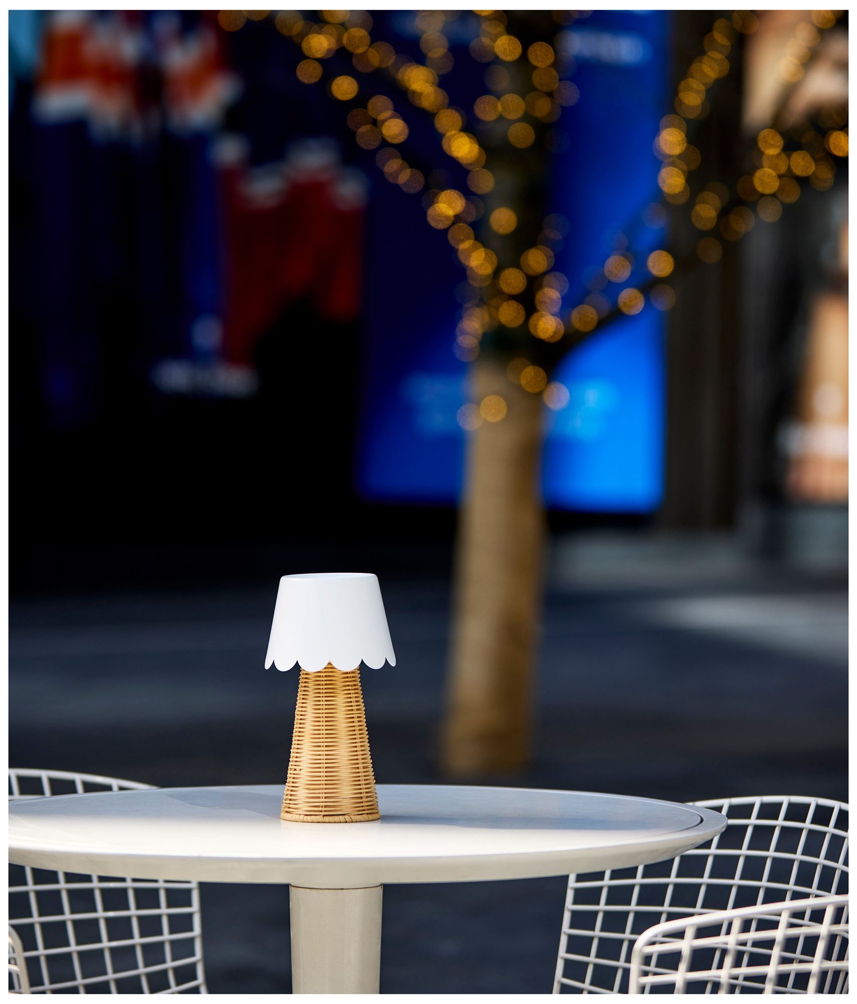 Tory LED Cordless Table Lamp- White
