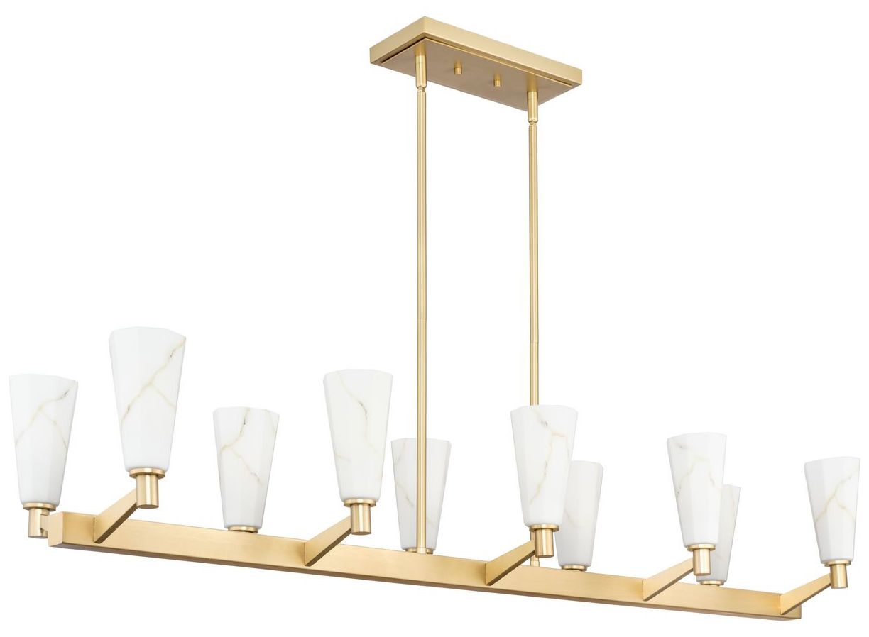 Image 3 Tosca Collection Ten-Light Linear Chandelier more views