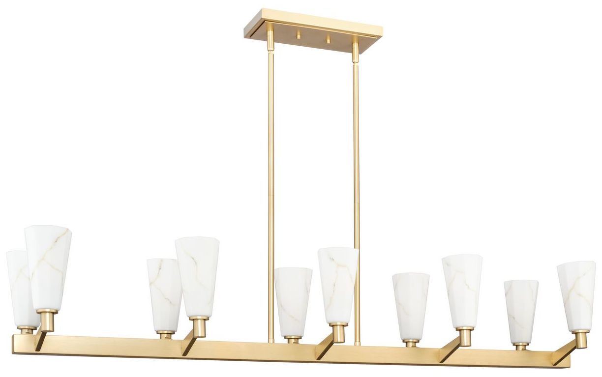 Image 5 Tosca Collection Ten-Light Linear Chandelier more views