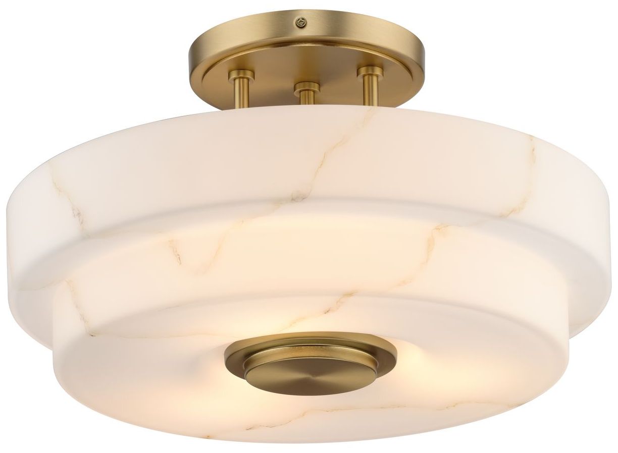 Image 3 Tosca Collection Three-Light Semi-Flush Mount Light more views