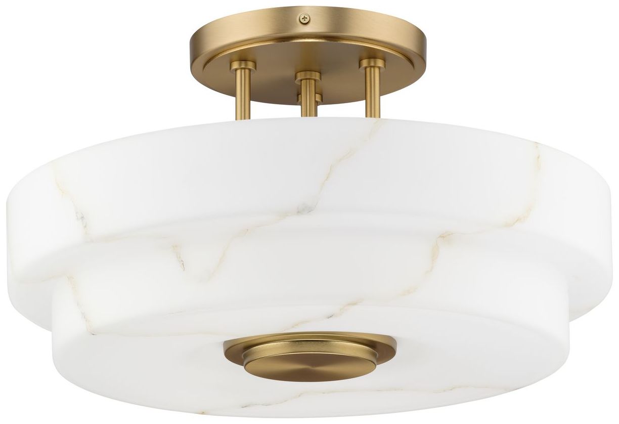 Image 5 Tosca Collection Three-Light Semi-Flush Mount Light more views