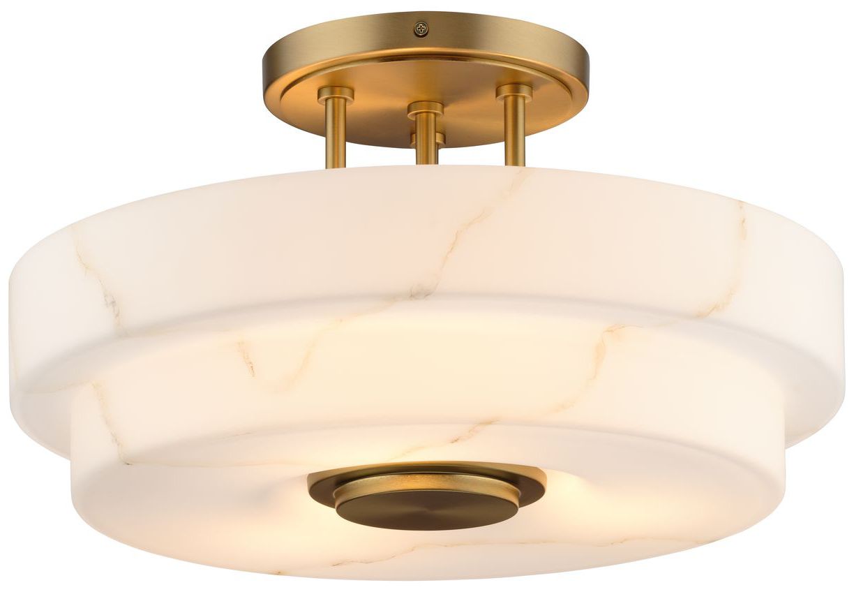 Image 6 Tosca Collection Three-Light Semi-Flush Mount Light more views