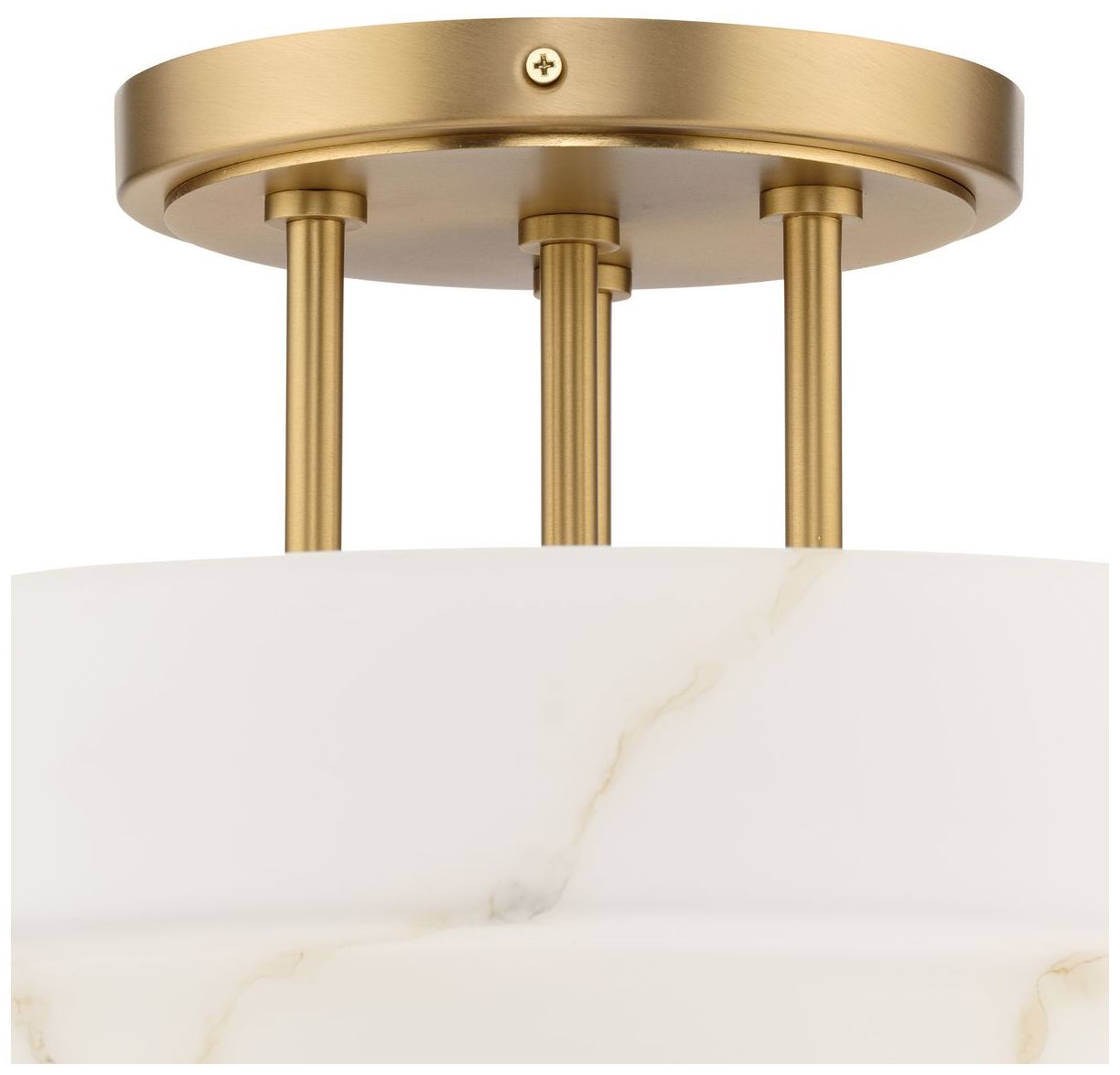 Tosca Collection Three-Light Semi-Flush Mount Light