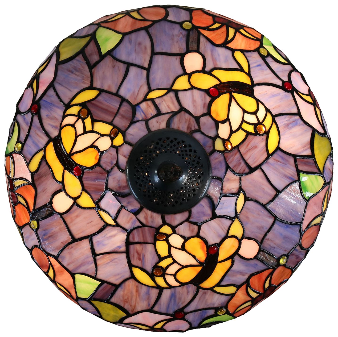 Image 5 Toscany Garden Antique Bronze Tiffany Accent Table Lamp more views