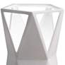 2_Totem 11 3/4" High Bisque Ceramic Portable Accent Table Lamp more views
