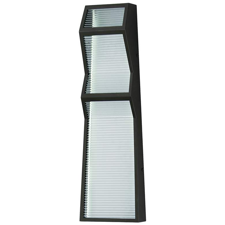 Image 1 Totem 20in Outdoor LED Sconce Black