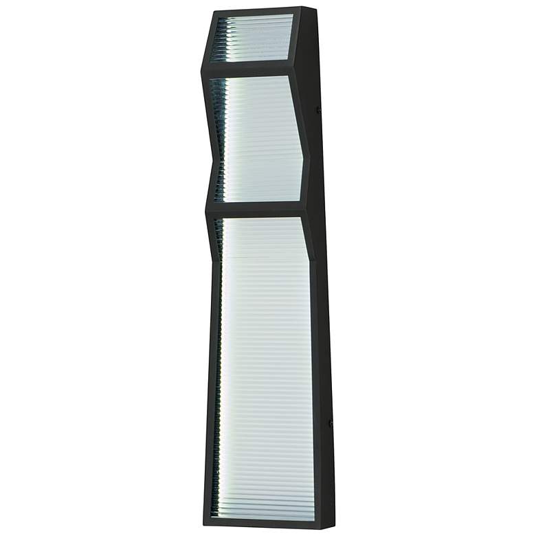 Image 1 Totem 24in Outdoor LED Sconce Black