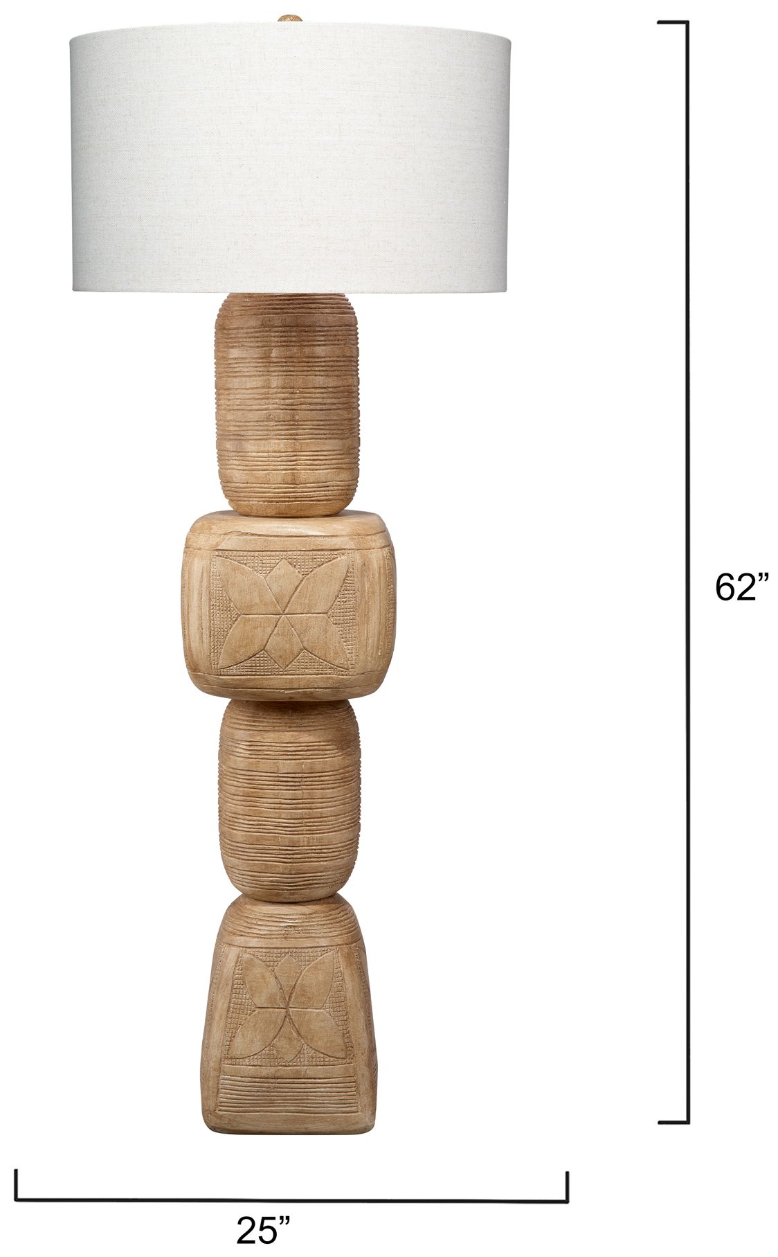 Image 5 Totem Wood Floor Lamp more views