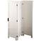 Tottleigh 50 1/2" Wide White Wood 3-Panel Room Divider