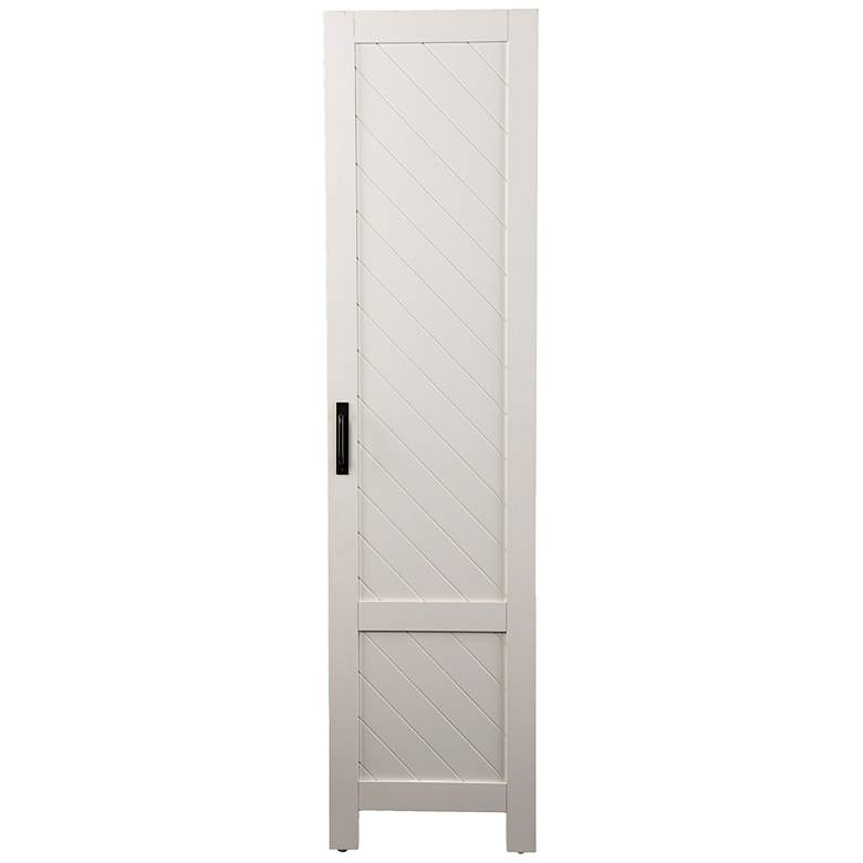Image 4 Tottleigh 50 1/2" Wide White Wood 3-Panel Room Divider more views