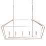 2_Toulia 40" Wide Satin Nickel 5-Light Linear Pendant