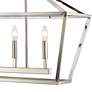 4_Toulia 40" Wide Satin Nickel 5-Light Linear Pendant more views