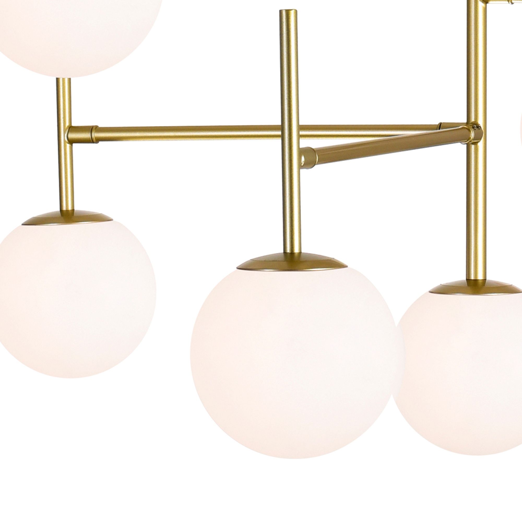 Image 3 Tourch 7 Light Chandelier With Medallion Gold Finish more views