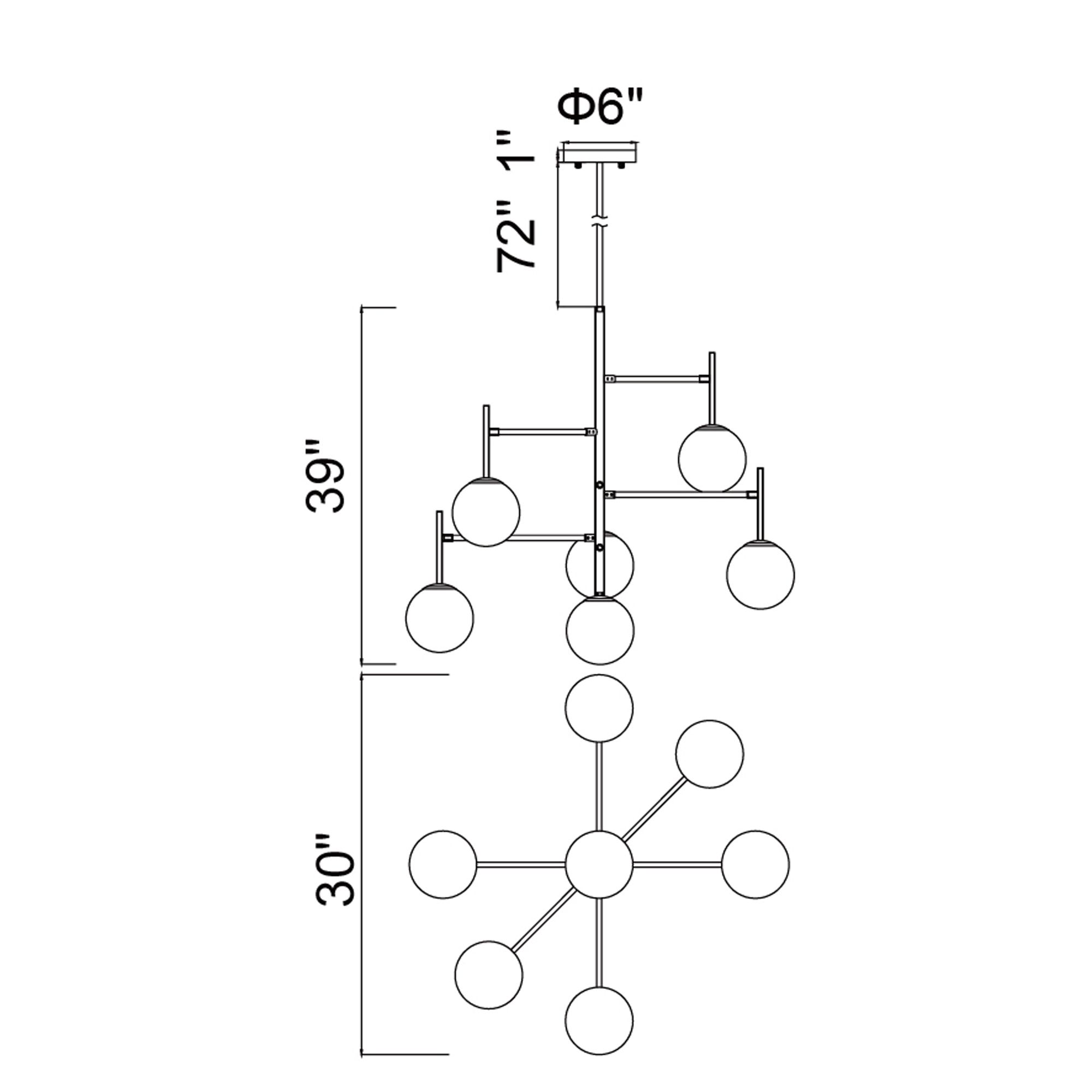 Image 6 Tourch 7 Light Chandelier With Medallion Gold Finish more views