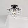 1_Toureg 12" Black Flush Mount