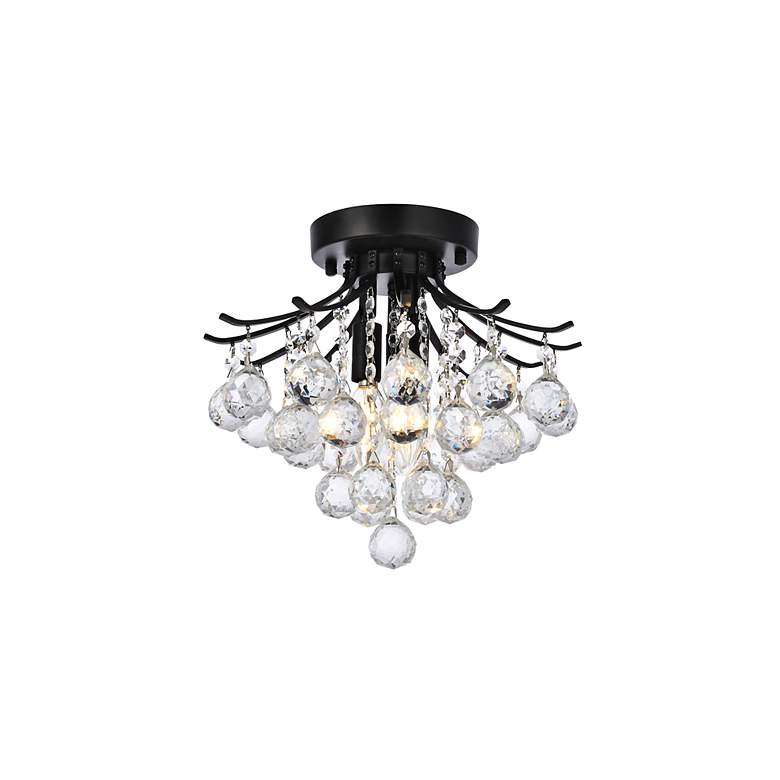 Image 4 Toureg 12" Black Flush Mount more views