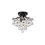 4_Toureg 12" Black Flush Mount more views