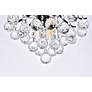 5_Toureg 12" Black Flush Mount more views