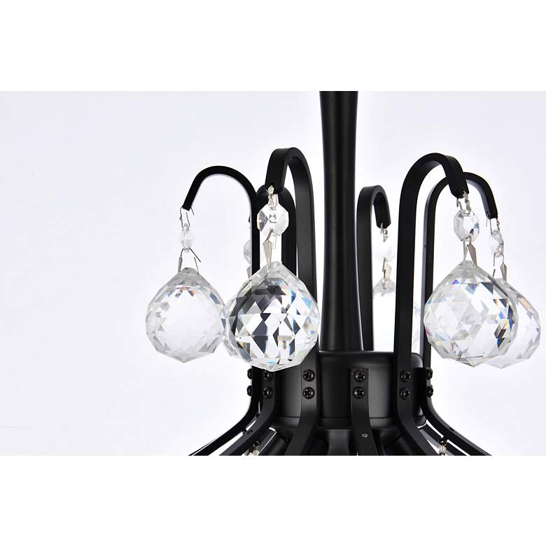 Image 6 Toureg 16" Wide Black and Crystal 6-Light Pendant more views