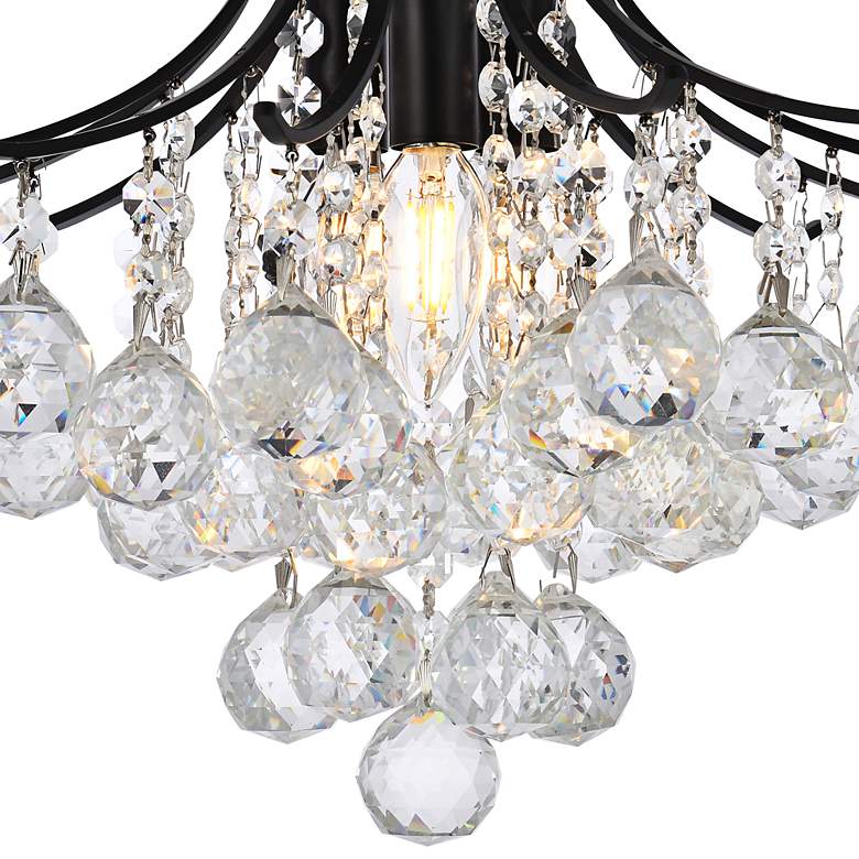 Image 4 Toureg 16" Wide Black Ceiling Light more views