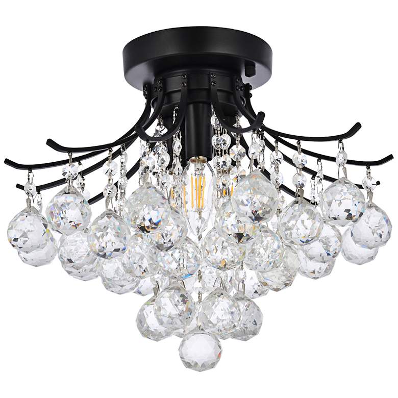 Image 6 Toureg 16" Wide Black Ceiling Light more views