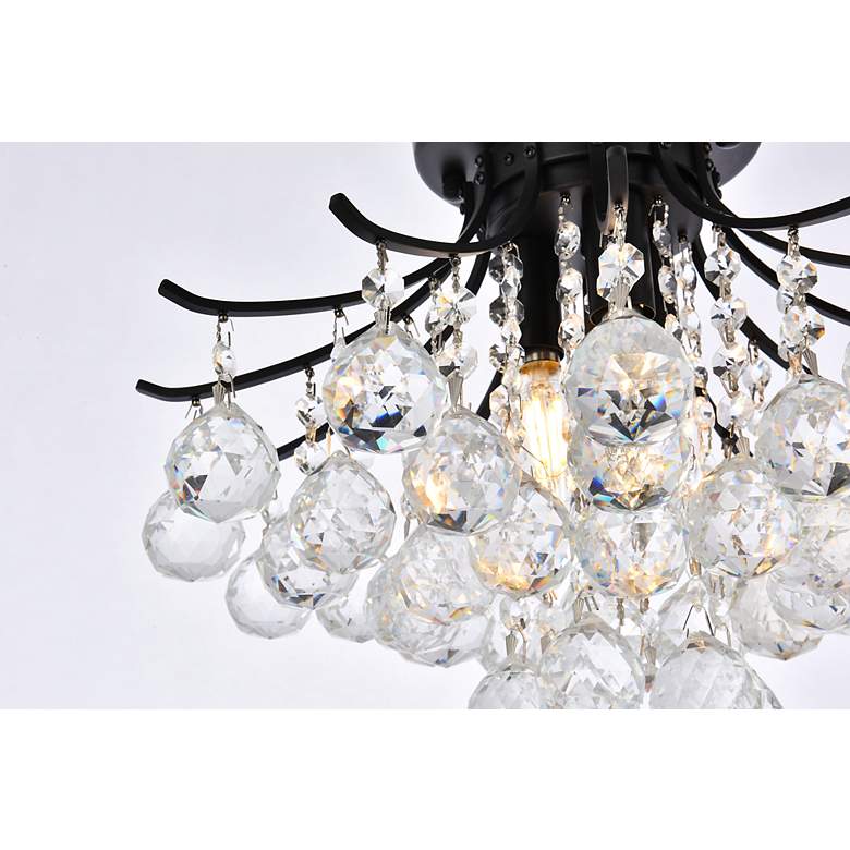 Image 7 Toureg 16" Wide Black Ceiling Light more views