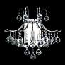 Toureg 16" Wide Chrome and Crystal Sconce by Elegant Lighting