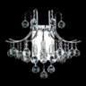 Toureg 16" Wide Chrome and Crystal Sconce by Elegant Lighting