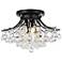 Toureg 19" Wide Black 6-Light Ceiling Light