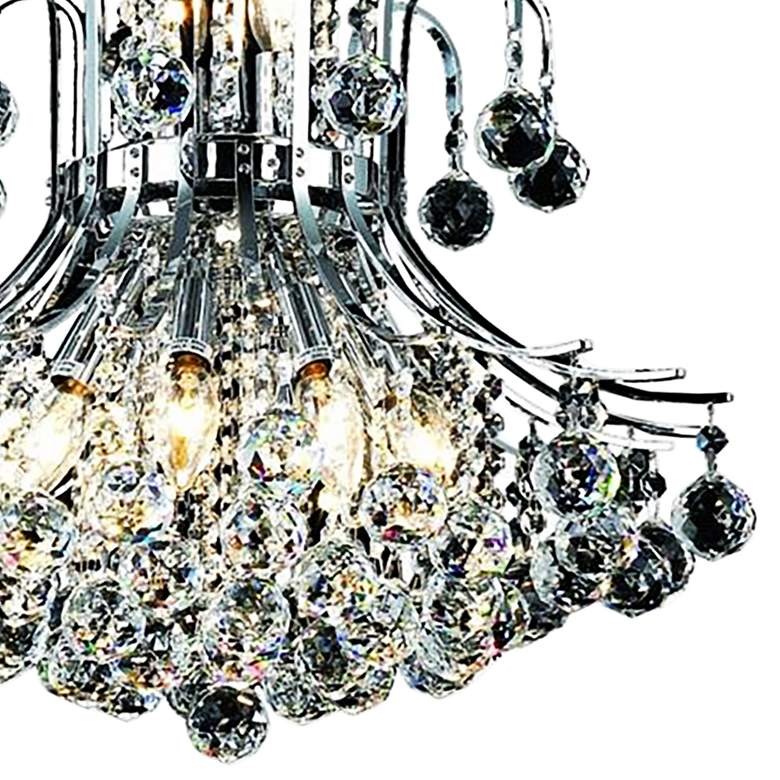 Image 2 Toureg 19" Wide Chrome and Crystal 10-Light Chandelier more views
