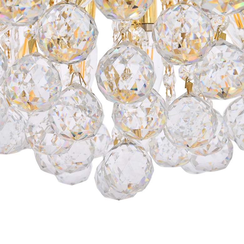 Image 3 Toureg 19" Wide Gold and Crystal 10-Light Chandelier more views