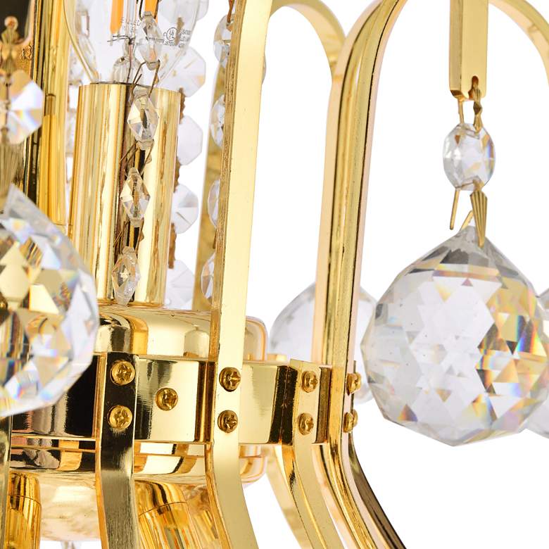 Image 4 Toureg 19" Wide Gold and Crystal 10-Light Chandelier more views