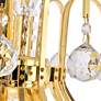 Toureg 19" Wide Gold and Crystal 10-Light Chandelier